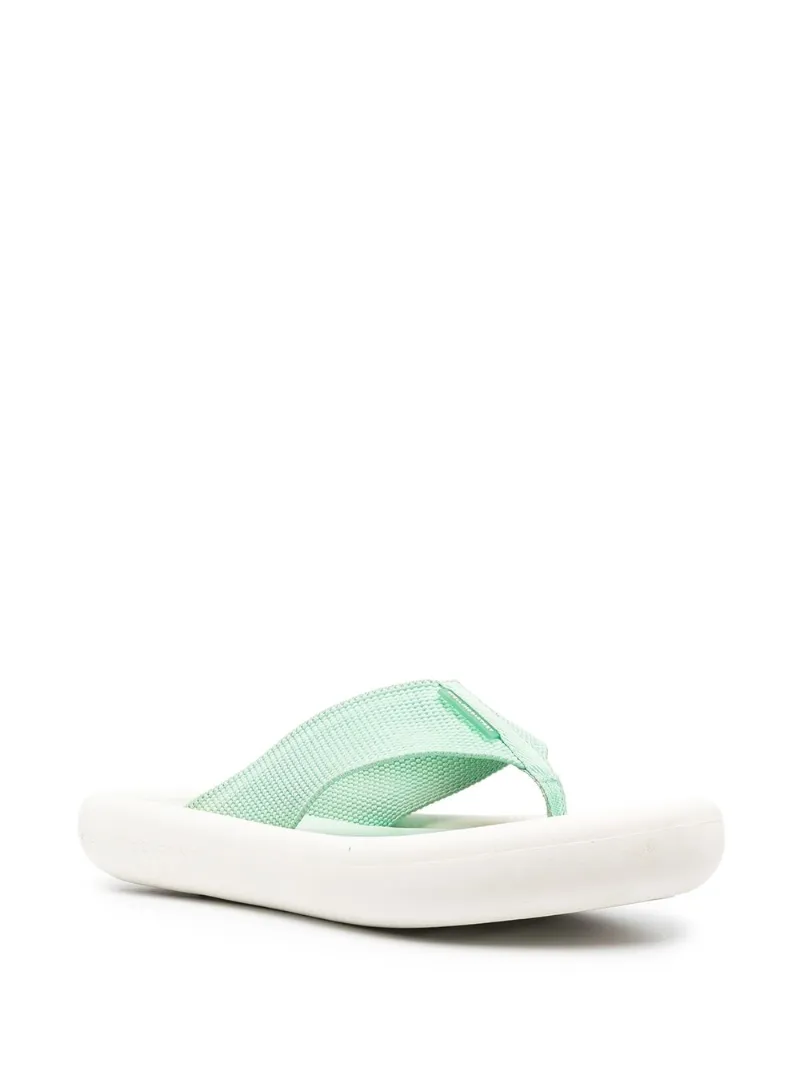 Stella McCartney thong flat slides white | MODES