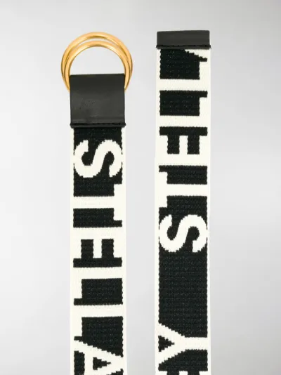 stella mccartney logo belt