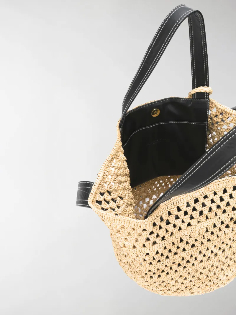 stella mccartney raffia tote