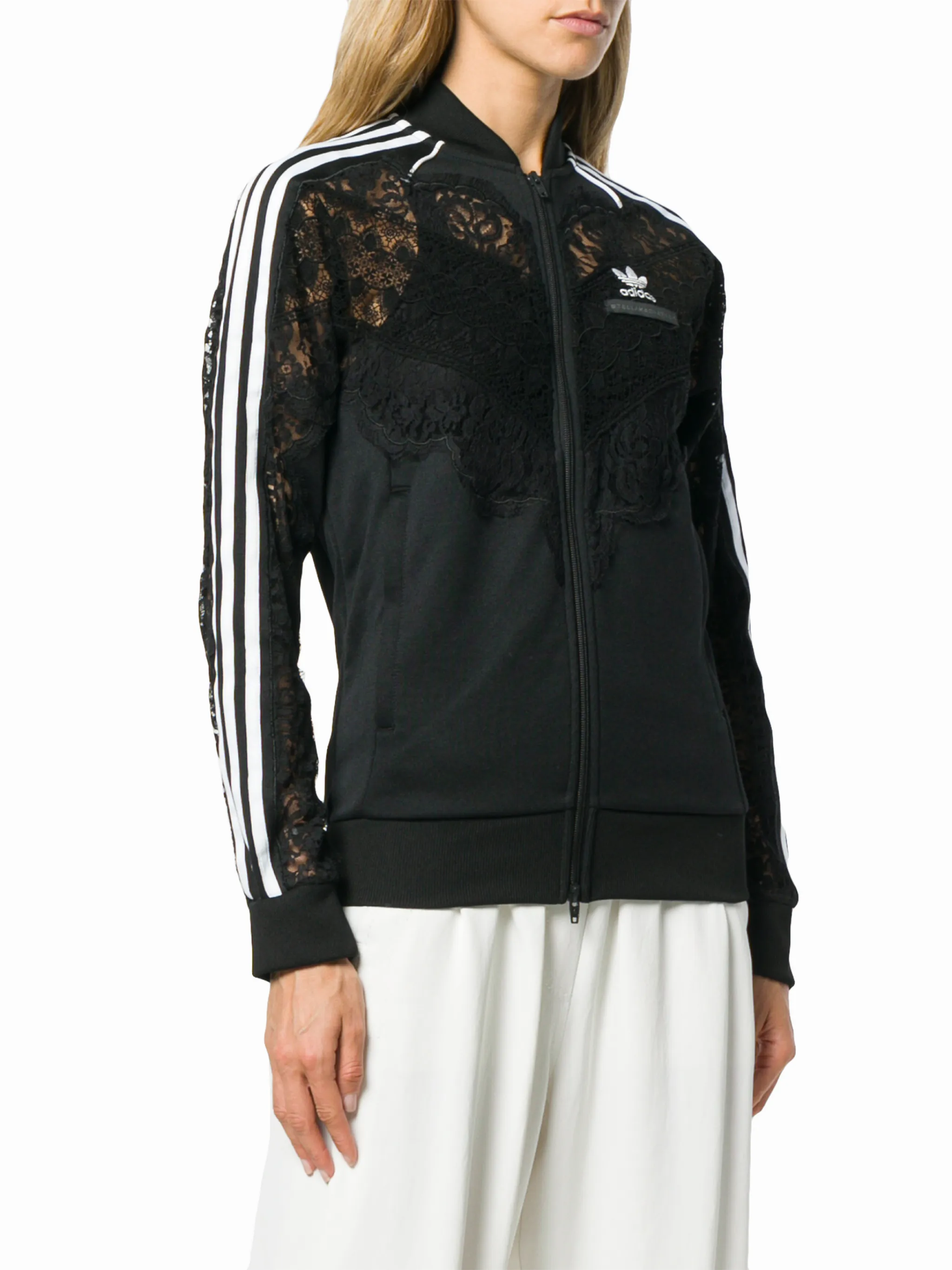 Stella McCartney x adidas 3 stripe lace trimmed jacket Eraldo DE