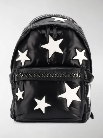 Stella McCartney Zaino Falabella Go Stars nero | MODES