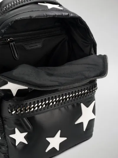 Stella McCartney Zaino Falabella Go Stars nero | MODES