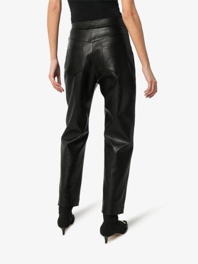 stella mccartney leather trousers