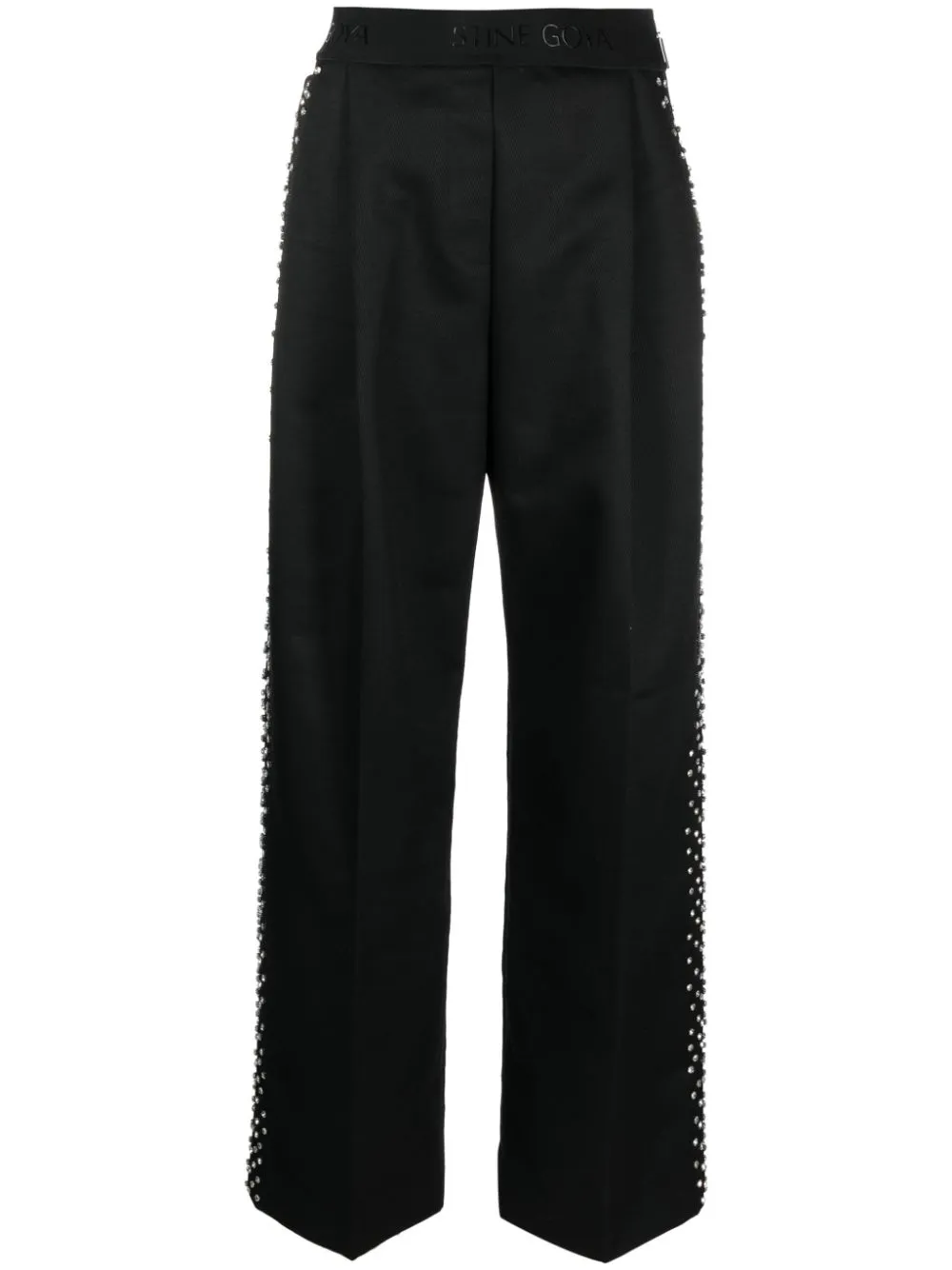 Stine Goya Ciara crystal-embellished wide-leg trousers | Eraldo.com IO