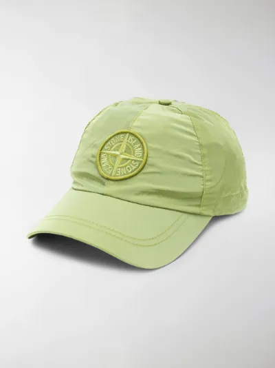 Stone Island Cappello da baseball con applicazione verde | MODES