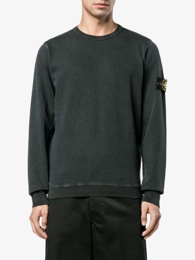 stone island sweatshirt charcoal