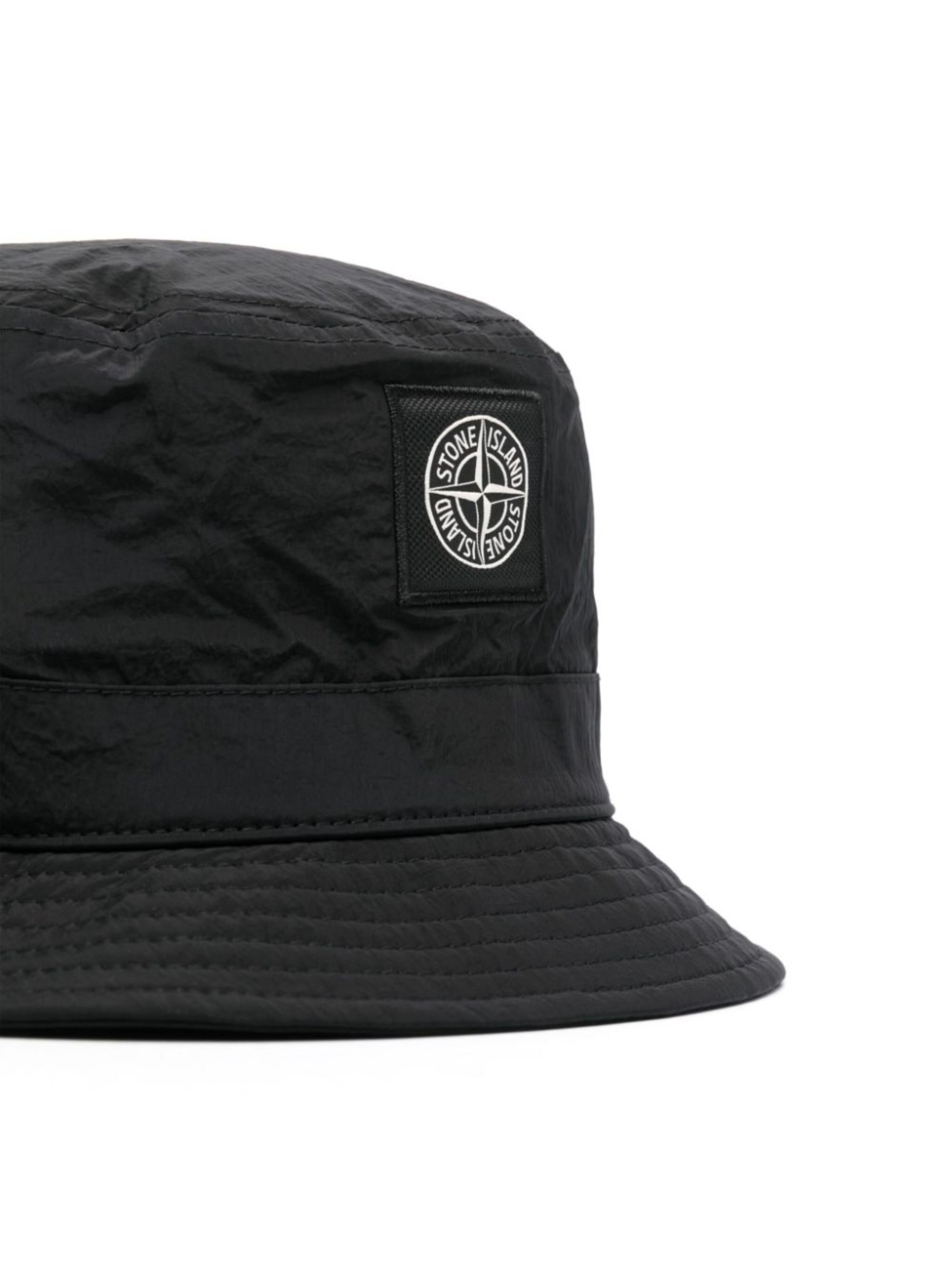 Compass-appliqué Bucket Hat 