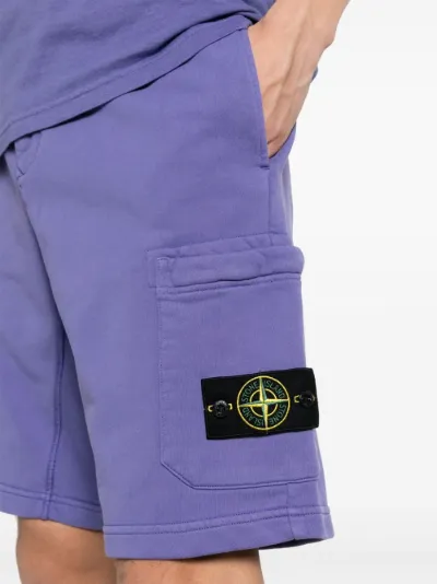 Stone island lavender shorts online