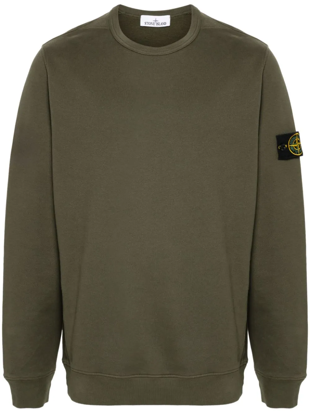 Stone island badge crew sweatshirt new arrivals