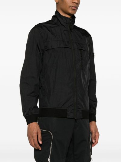 Stone island on sale crinkle bomber jacket