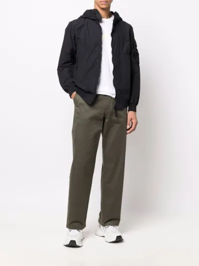 stone island lightweight hooded jacket