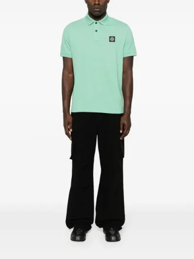 Stone island badge on sale polo