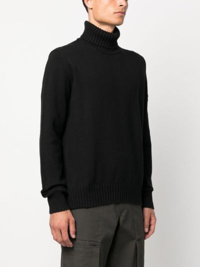 Stone island sale roll neck sweater