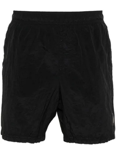 Straight-Leg Logo-Appliquéd Cotton-Blend Twill Cargo Shorts - black - UK/US  28