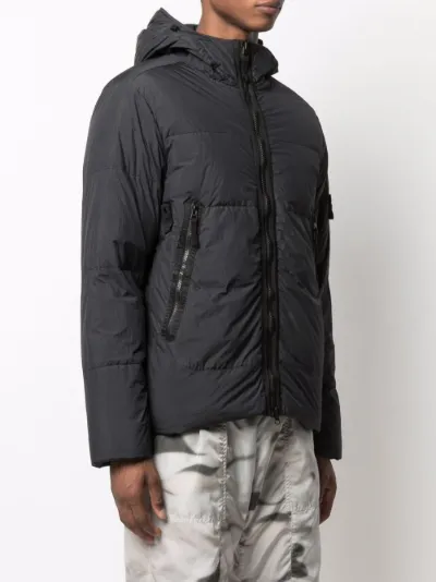 jacket with compass logo