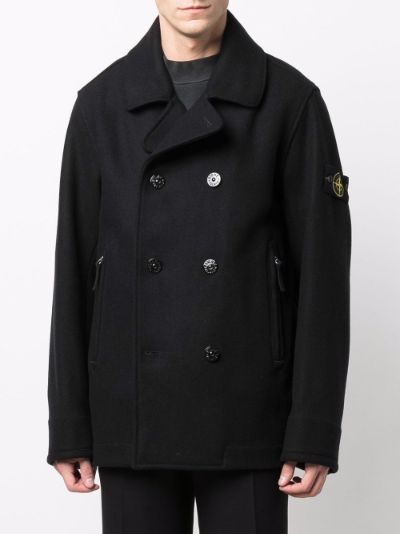 stone island wool coat