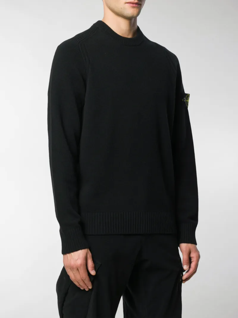 black stone island jumper