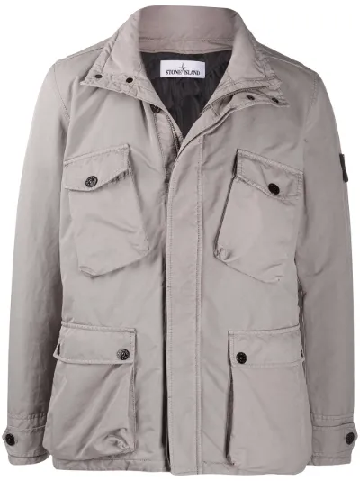 stone island multi pocket jacket