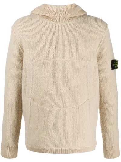 stone island jumper with hood