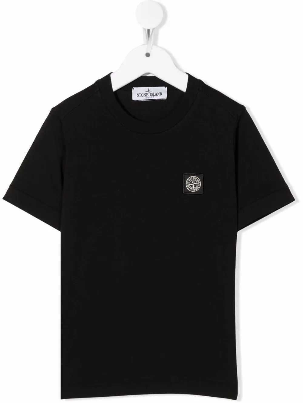 stone island logo patch t shirt