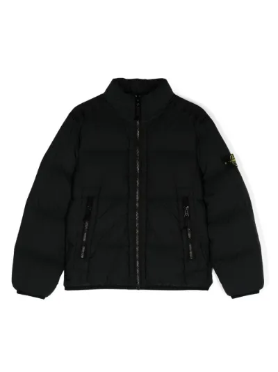 Stone Island Junior Compass badge quilted puffer jacket Eraldo KW