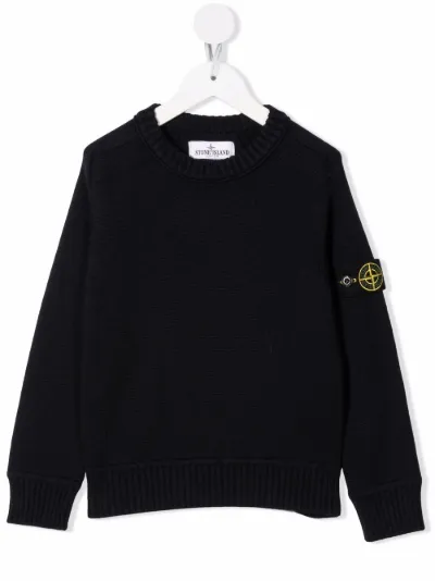 stone island black sweater