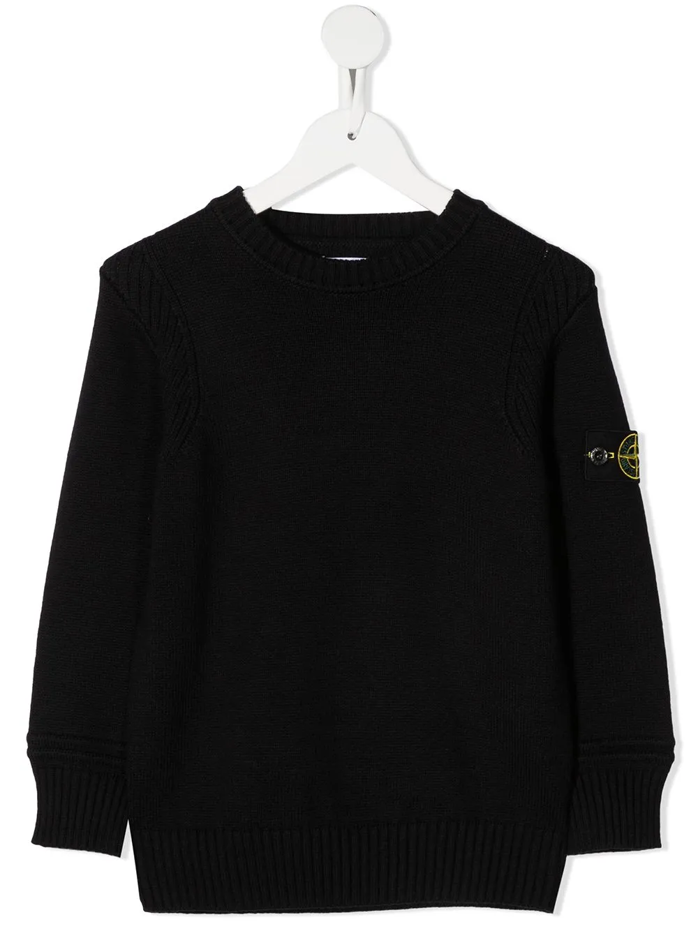 Stone Island Junior logo patch jumper Eraldo BE