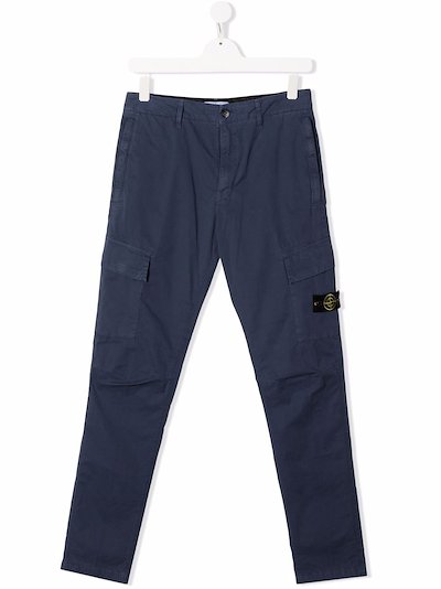 stone island straight leg cargo pants