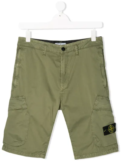 stone island cargo shorts khaki