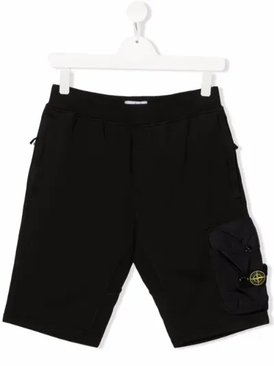 TEEN Compass-patch shorts | Stone 