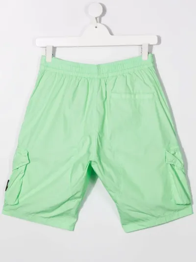 TEEN logo-patch cargo shorts | Stone 