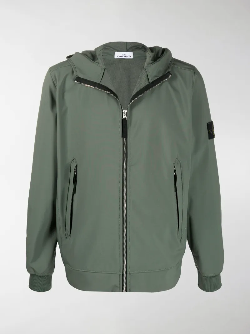 stone island soft shell khaki