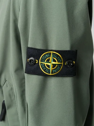 stone island soft shell jacket olive