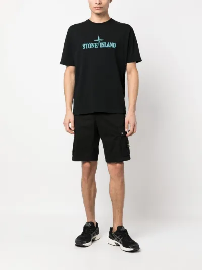 Stone Island logo-embroidered T-shirt | Eraldo.com SH