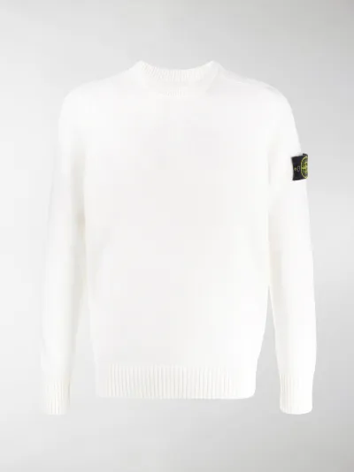 stone crew neck jumper