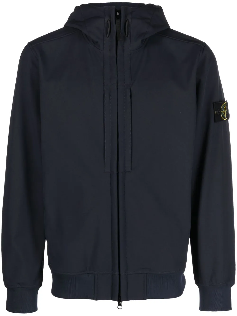 Stone island soft cheap shell badge hooded jacket