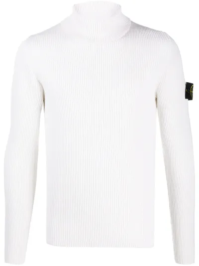 stone island roll neck sweater