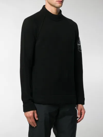 Stone Island Maglione a collo alto nero | MODES
