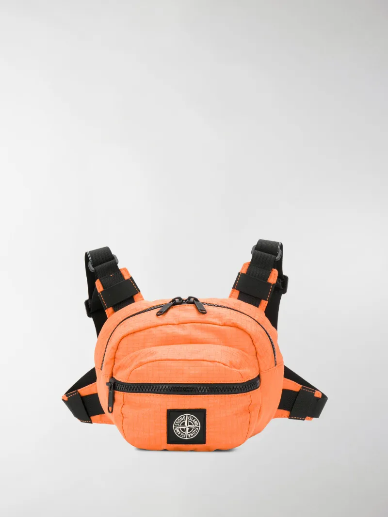Stone Island Primavera Estate 2020 marsupio nero con pettorina -  721590779.V0029