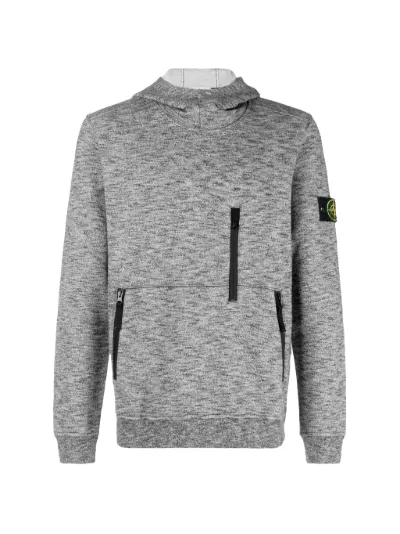 Stone island zip online pocket sweatshirt