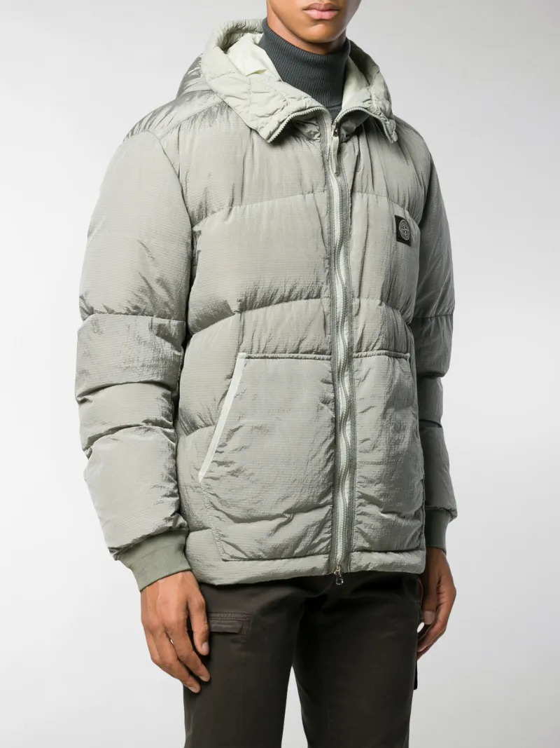 stone island metallic jacket