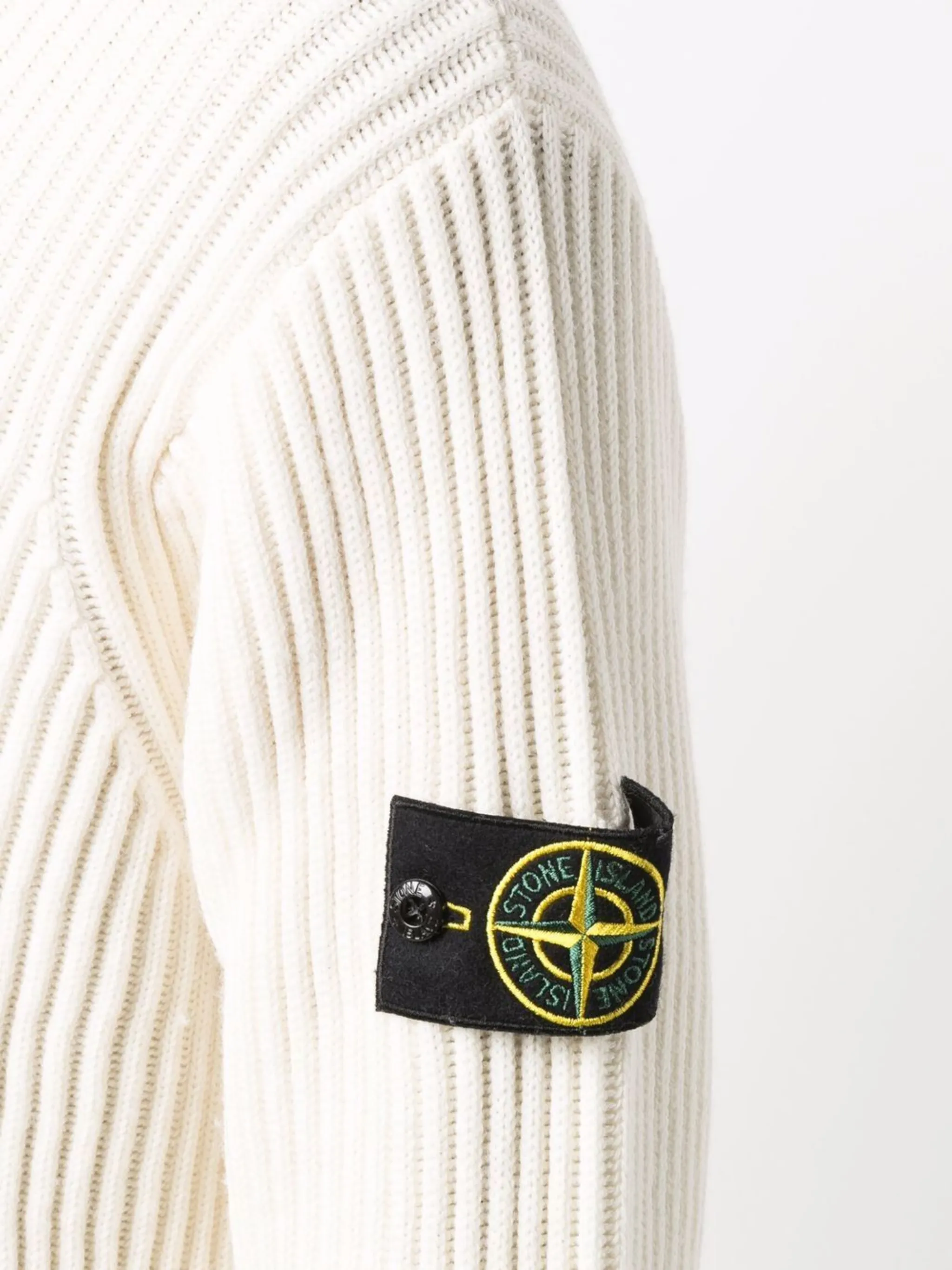 Stone Island ribbed-knit wool jumper | Eraldo.com UK Stone Island ribbed-knit wool jumper | Eraldo.com UK