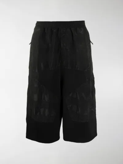 stone island bermuda shorts black