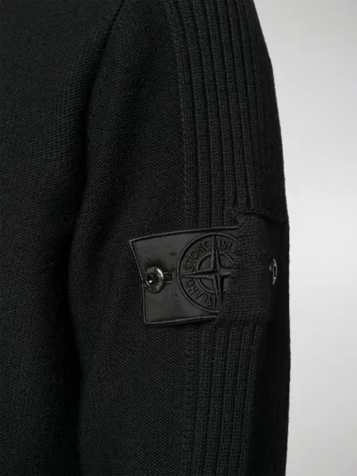 Stone Island Shadow Project Maglione a coste nero | MODES