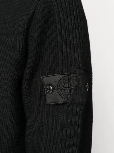 stone island shadow project black jumper