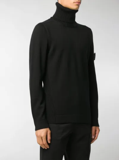 stone island wool turtleneck