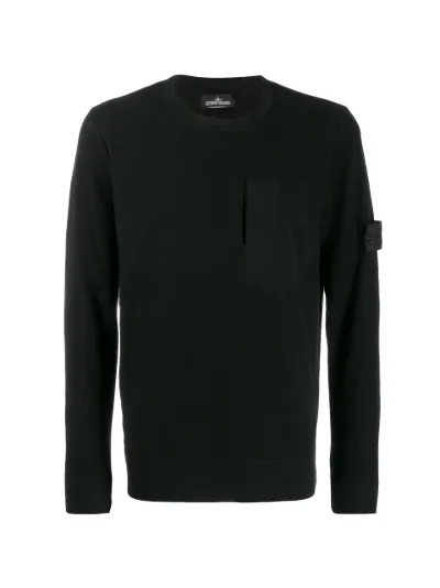 Stone Island Shadow Project textured knit sweater Eraldo DE