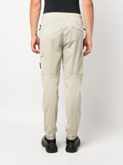 Stone island tapered hot sale cargo pants