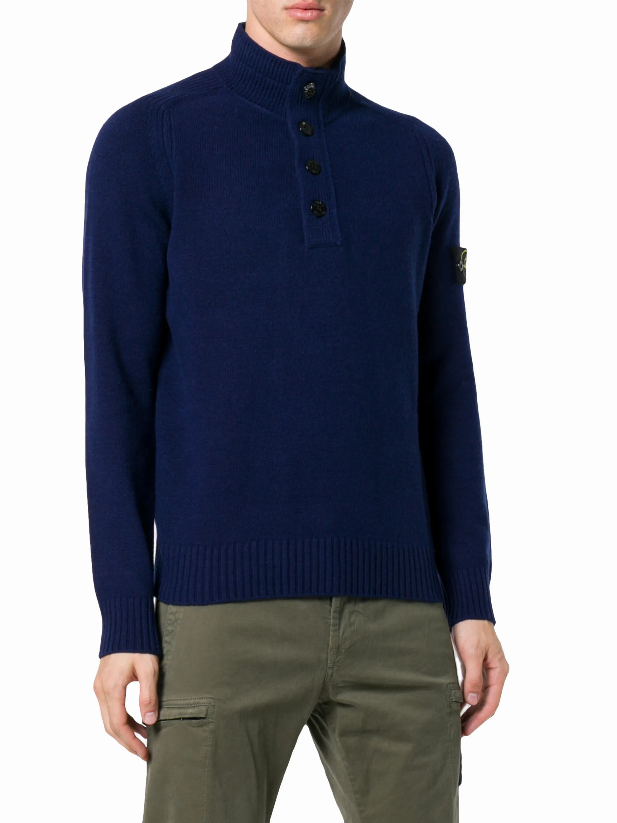 Stone Island turtle-neck fitted sweater | Eraldo.com HR