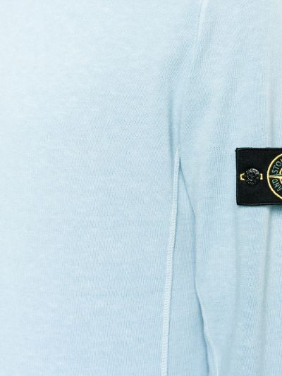 stone island washed crew neck